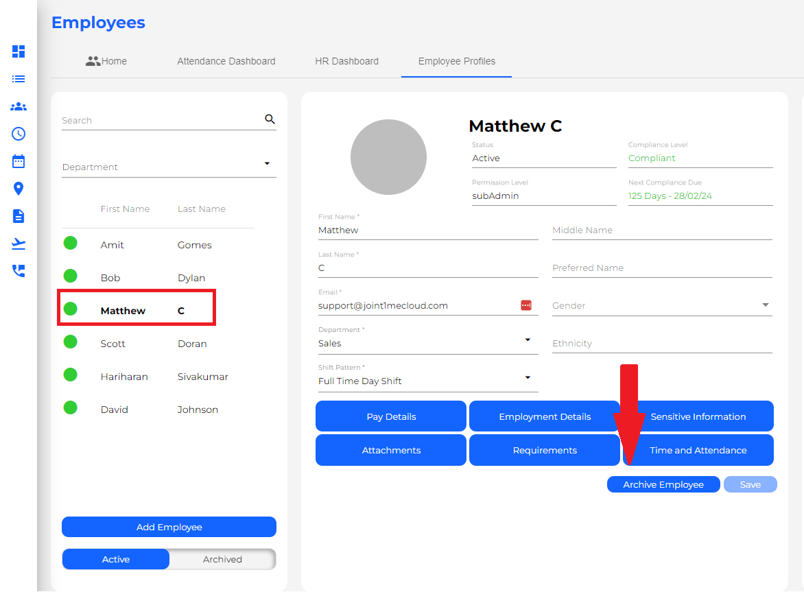 Archiving Employee And Aborting Pending Training Tasks - Modern City Picture - Full HD